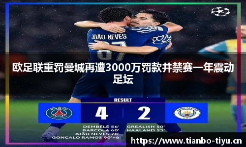 欧足联重罚曼城再遭3000万罚款并禁赛一年震动足坛